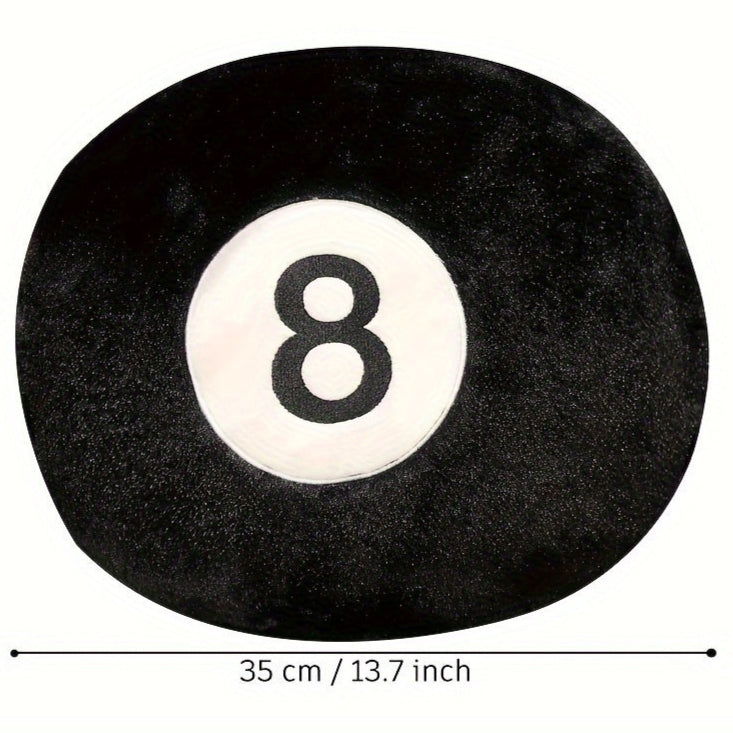 Coussin Boule de Billard Noir