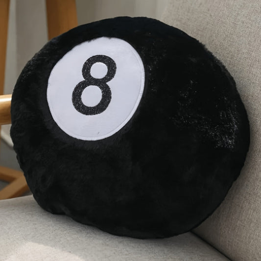 Coussin Boule de Billard Noir