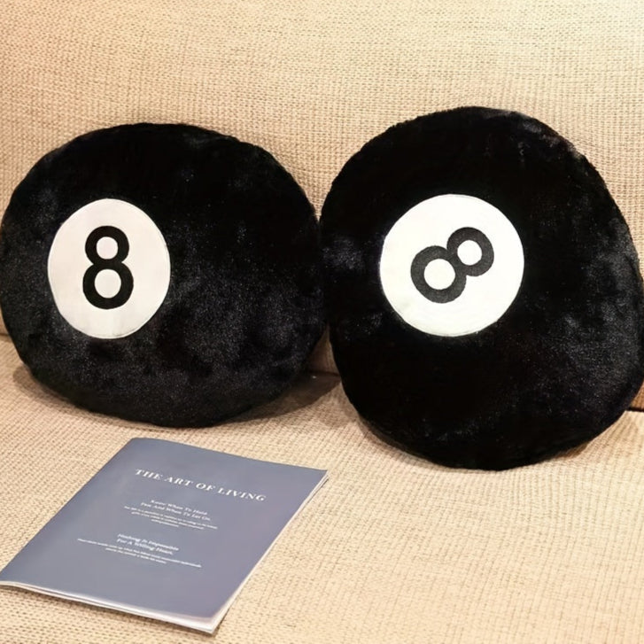 Coussin Boule de Billard Noir